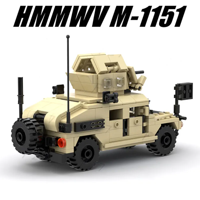 Строительные блоки MOC Военная серия Сборная модель цветные хампасы детская