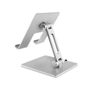 adjustable cellphone stand foldable aluminum desktop phone dock holder fit for 4 7 13 tablets free global shipping