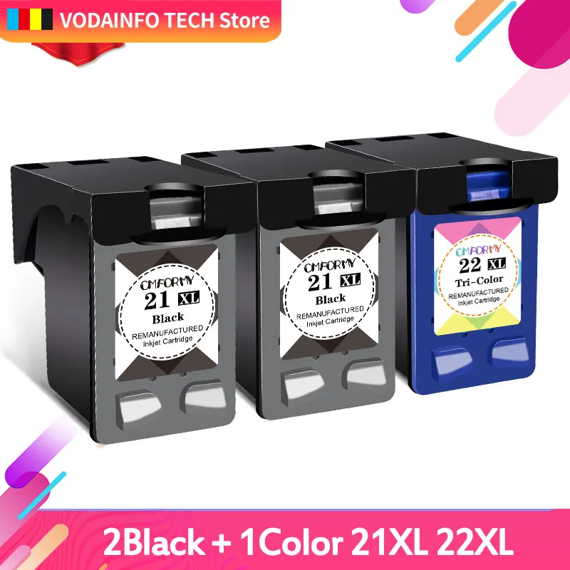 Чернильный картридж Royek 21 22 для HP/hp HP xl Deskjet F2180 F2200 F2280 F4180 F300 F380 | Компьютеры и офис