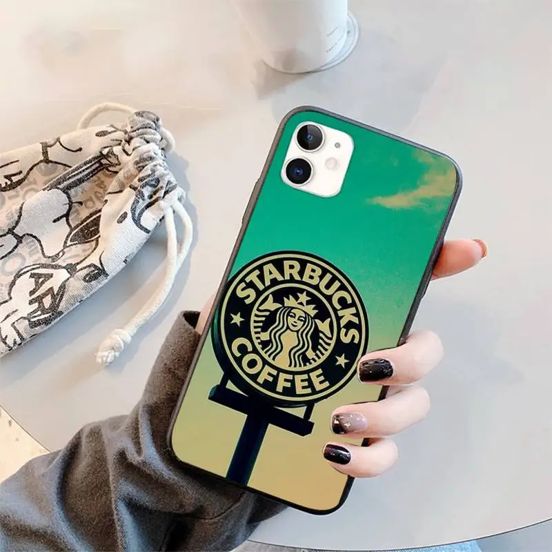 

Cartoon Cute Chocolate Coffee Phone Case for iPhone 11 12 pro XS MAX 8 7 6 6S Plus X 2020 XR mini