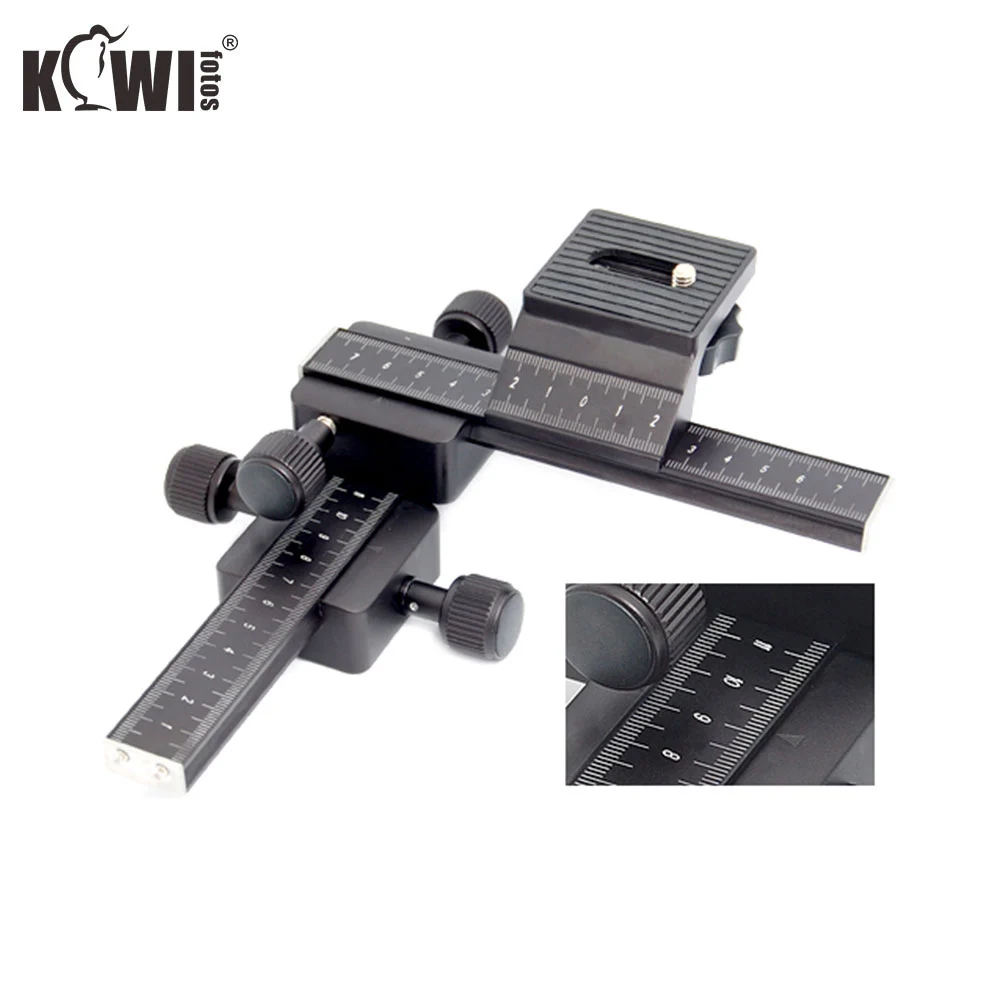 KIWIFOTOS 4-полосный слайдер для макросъемки камер CANON/NIKON/SONY/PENTAX DSLR | Электроника