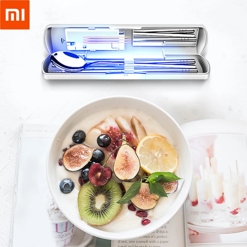 Xiaomi Youpin Tidytech палочки для еды ножей и вилок набор путешествий ультрафиолетовый
