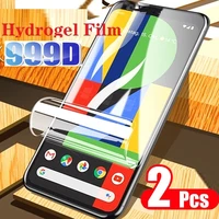 2 pcs full cover screen protector hydrogel film on the for google pixel 4 xl 4a soft screen film not glass for pixel 3 3a xl