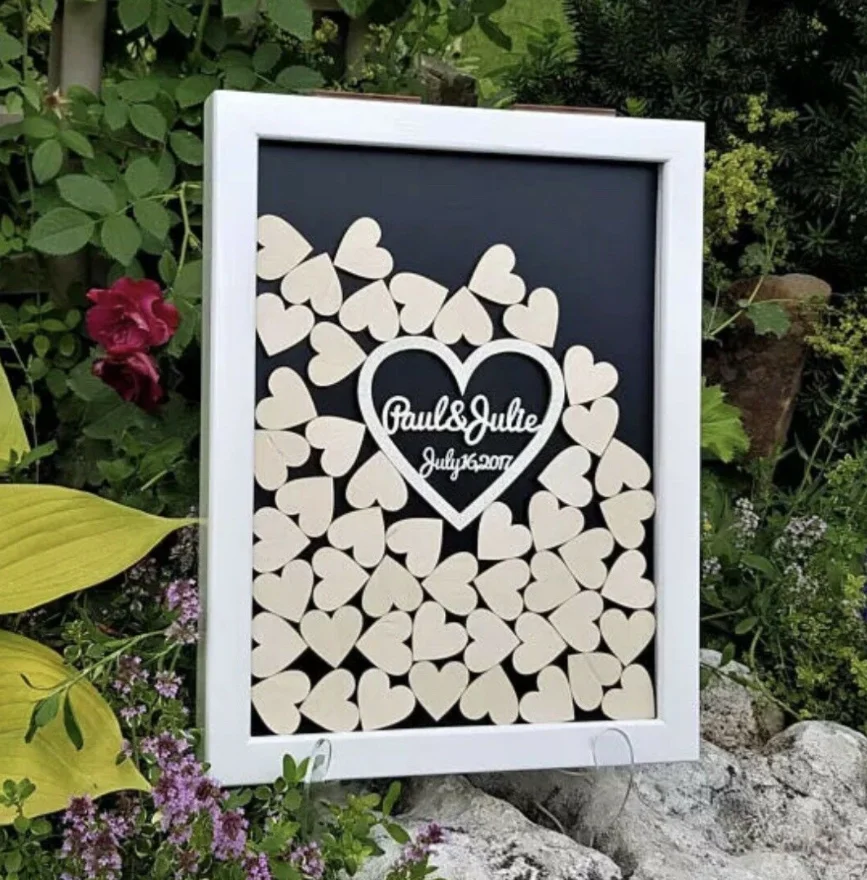 Индивидуальная Свадебная Гостевая книжная рамка 3D на заказ Альтернативная