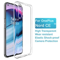 for OnePlus Nord Case IMAK UX-5 Soft TPU Transparent Slim Phone Shell Silicone Back Cover Case for OnePlus Nord