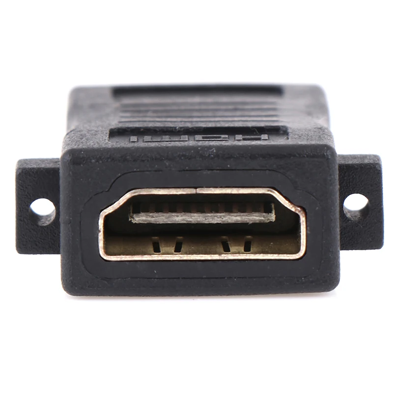 Панель HDMI адаптер Мама-мама может быть закреплена через головку female с резьбовым