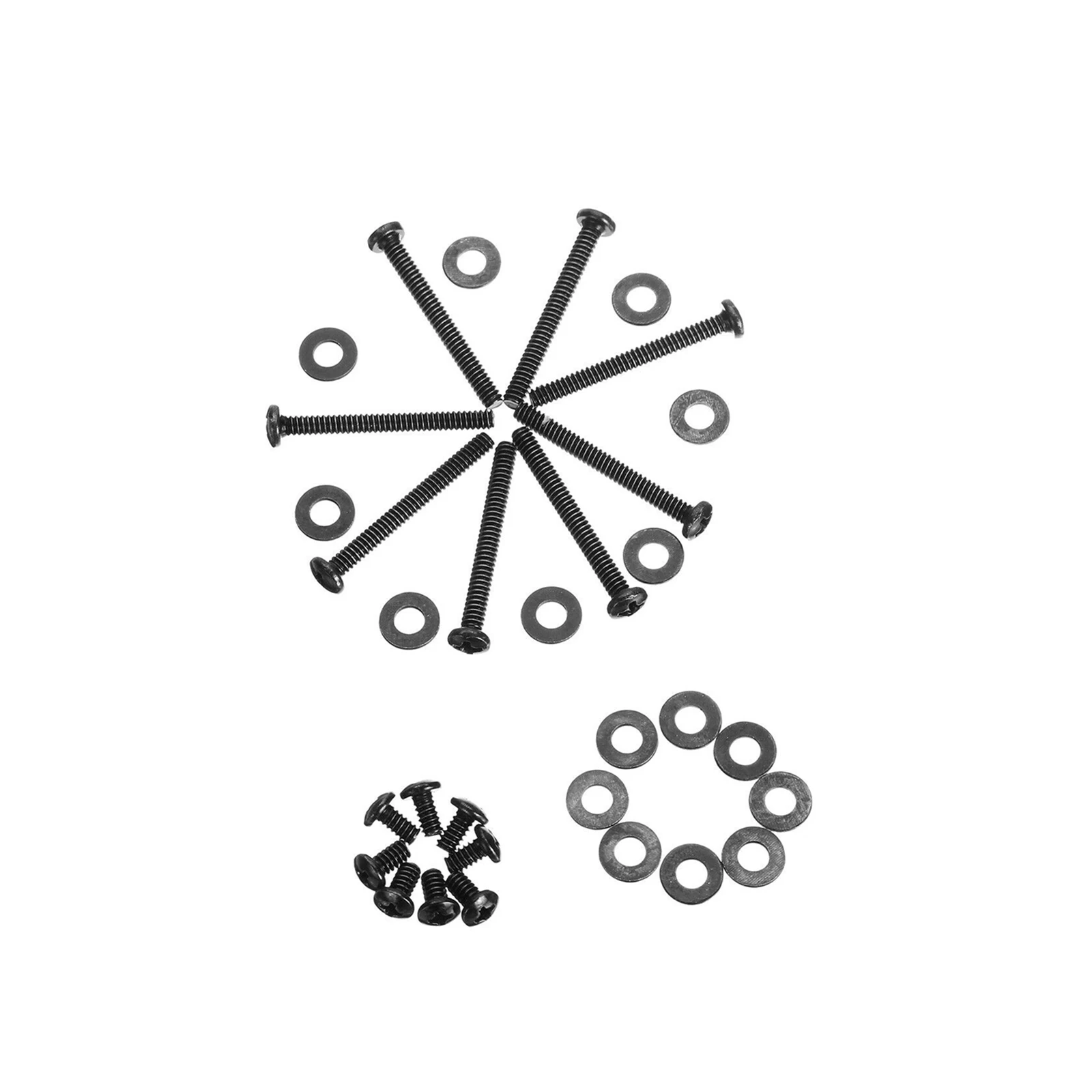 Чехол для ПК винты вентилятора 1 комплект с 16 длинными и короткими винтами