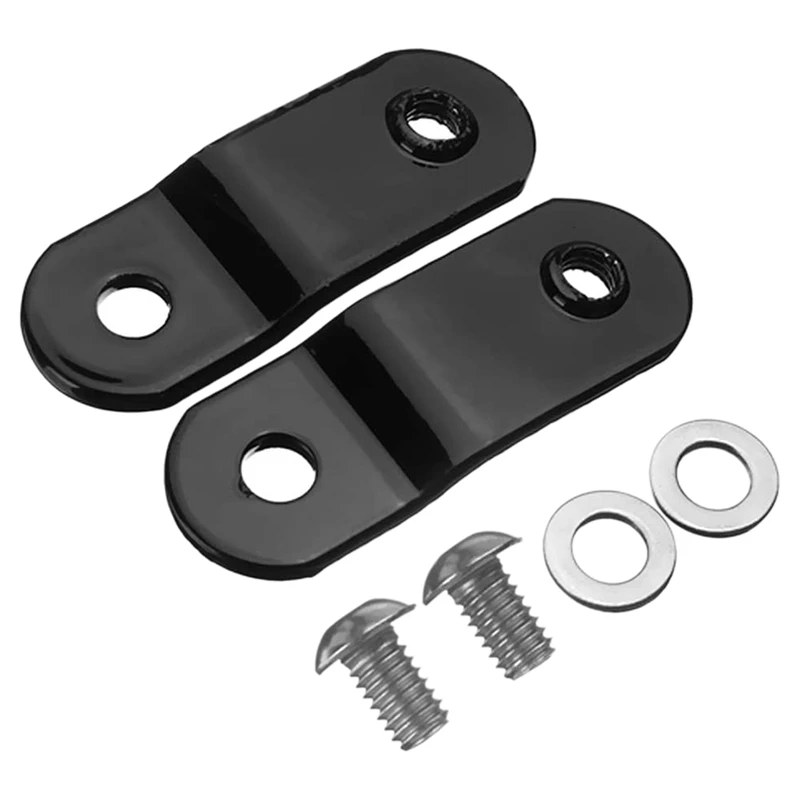 

Fuel Tank Lift Risers Kit Metal Steel for Sportster XL883/1200/48/72 - Black