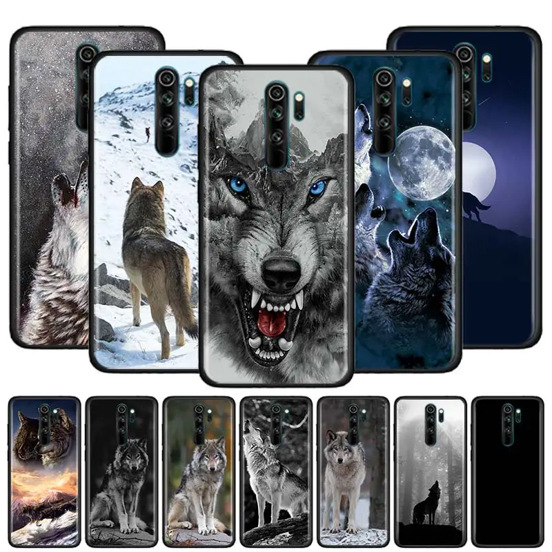 Чехол для Xiaomi Redmi Note 9S 8T 8 9 9A 9C 7 K30 Pro Zoom 8A 7A 6 черный силиконовый чехол