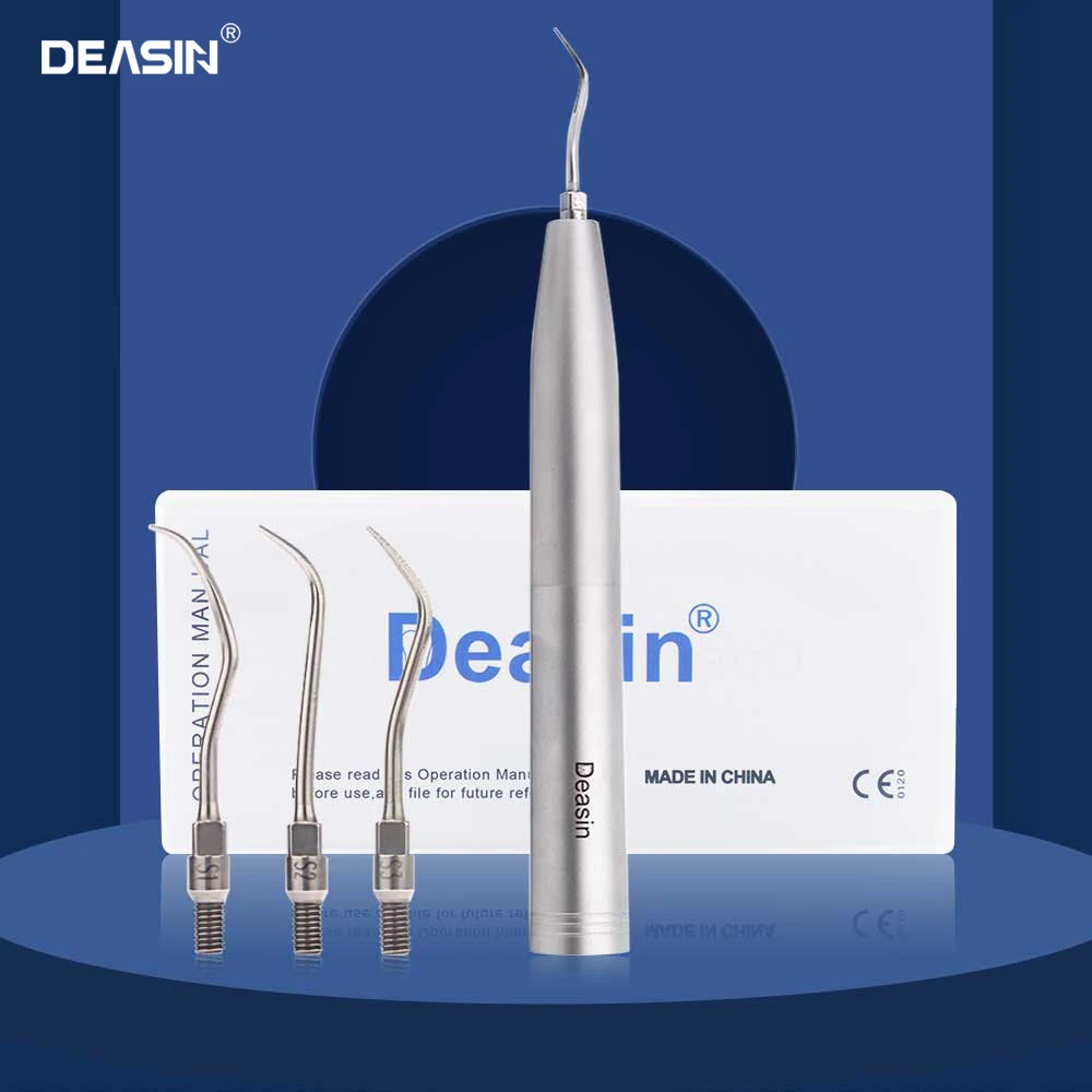 

Dental Air Scaler Handpiece Sonic S With 4 hole Quick Coupling Integrated Spray Apply To Scaling Removal Calculus Stain + 3 tips