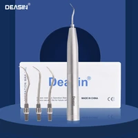 dental air scaler handpiece sonic s with 4 hole quick coupling integrated spray apply to scaling removal calculus stain 3 tips