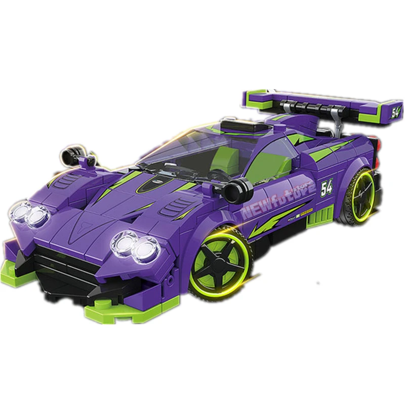 

2021 NEW MOC Speed Champion Series Pa-Ga-Ni Hua-Yra Famous Supercar Race Car Sports Building Blocks Bricks Kits Classic Model