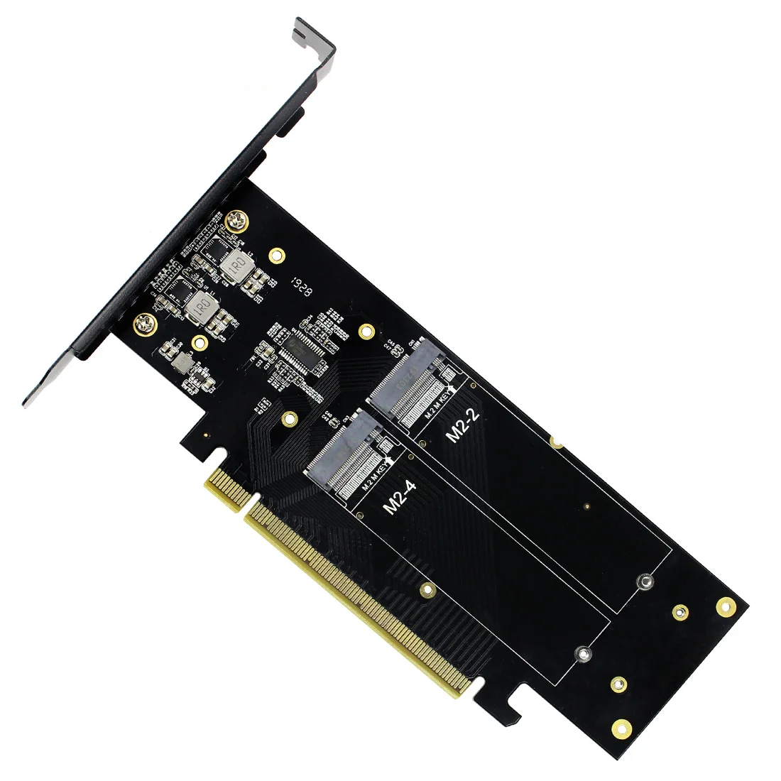 JEYI iHyper m.2 X16 до 4X NVME PCIE3.0 GEN3 X16 до 4* NVME RAID карта PCI-E VROC RAID Hyper M.2X16 M2X16 4X X4 NVME* 4 RAID