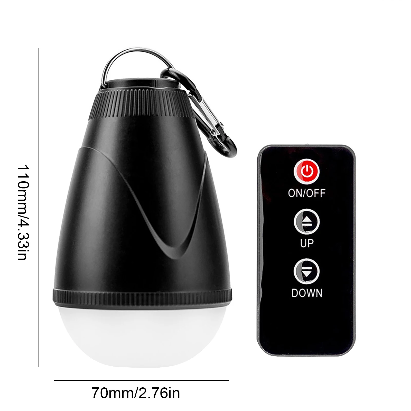 

LED Camping Lights with Mosquito Repellent Green Light Tent Hanging Light with Remote Control USB Rechargeable Outdoor Lighting