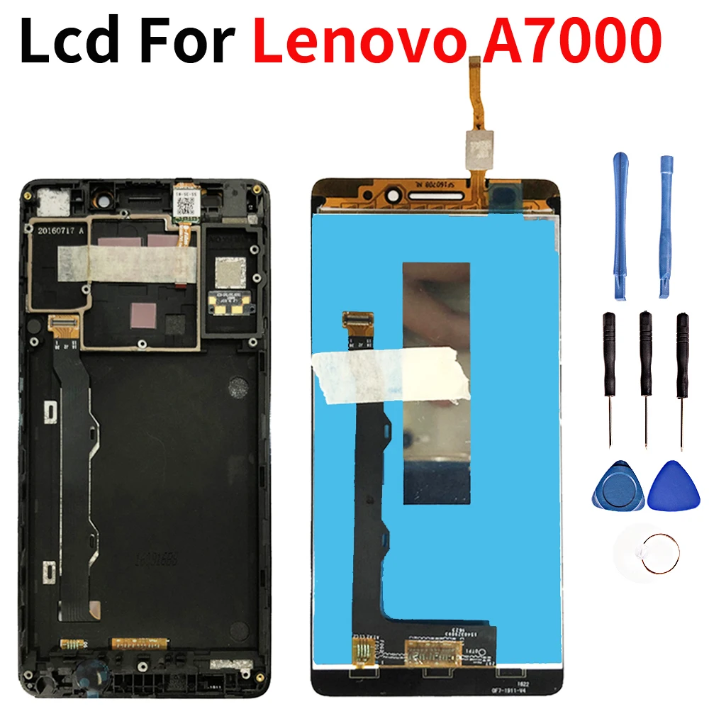 Качественный ЖК-дисплей для Lenovo A7000 сенсорный экран дигитайзер Замена экрана |