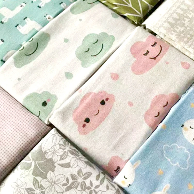 

New Prints Cotton Linen Fabric Curtain tablecloth Cotton fabric For DIY Quilting & Sewing Placemat,Bags Material