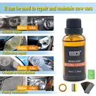 HGKJ 30 мл фар восстановление полировки Наборы фары чистке паста системы по уходу за автомобилем, моющаяся головка лампы отбеливатель для восстановления и ремонта