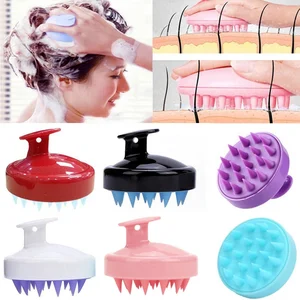 Silicone Head Body To Wash Clean Care Hair Root Itching Scalp Massage Comb Shower Brush Bath Spa Ant