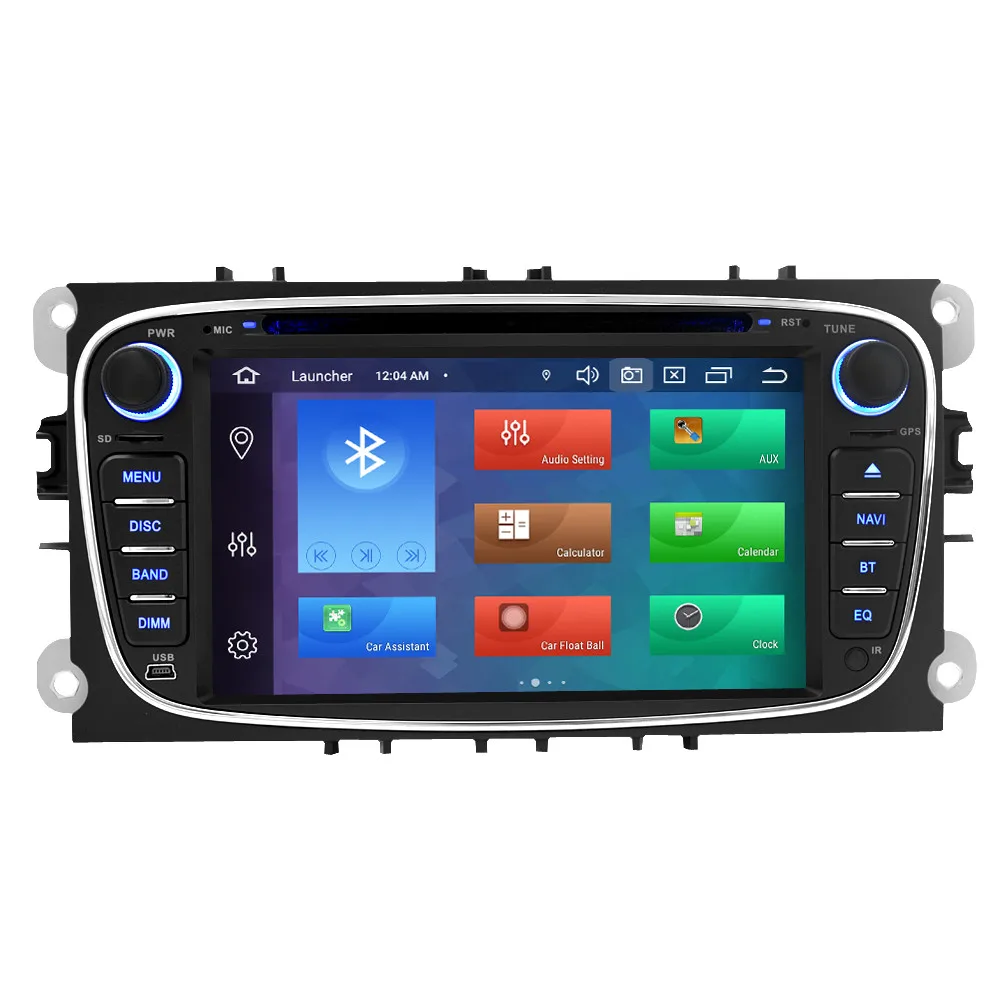 4G ram 64G rom Android 9,0 автомобильный Радио DVD навигационный плеер для Ford/Focus/Mondeo/S-MAX/C-MAX/Galaxy gps Видео Мультимедиа Стерео