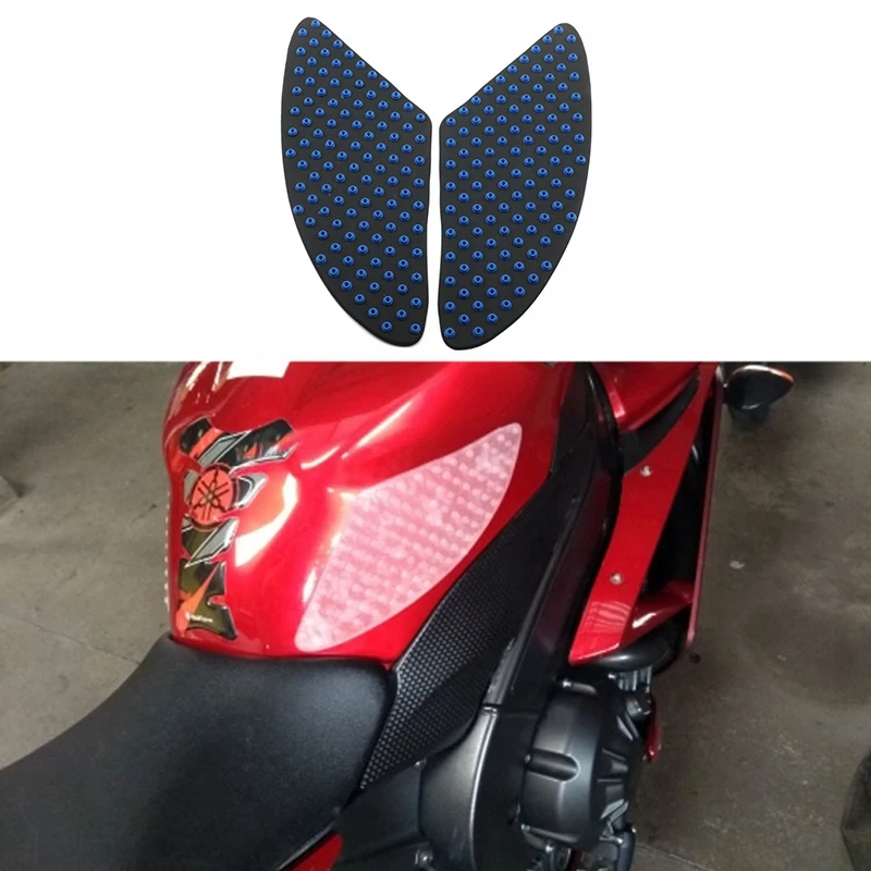 

Universal Motorcycle Fuel Tank Sticker Non-Slip Fuel Tank Pad Fuel Tank Knee Pad Side Sticker for Honda Kawasaki Yamaha