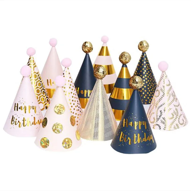 

1 Pcs Birthday Party Hat, Plush Ball Sequin Ball Party Birthday Hat, Baby Child Adult Dress Up Birthday Hat Party Supplies
