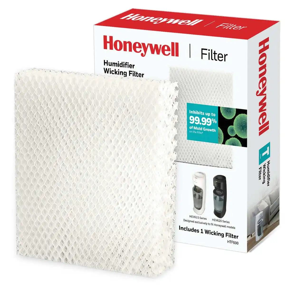 

2PCS Humidifier Filter Replacement Cartridge for Portable Aroma Maker for Honeywel HEV615 HEV620 HFT600 Humidifiers Accessorie