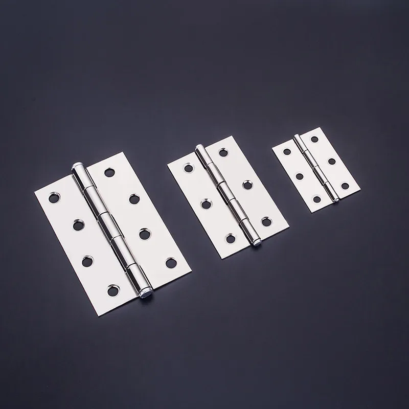 Плоская дверная петля из нержавеющей стали 10 шт./лот для мебели окна шкафа