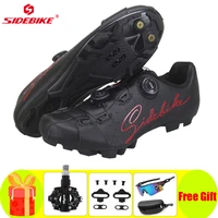 sidebike mtb cycling shoes mountain bike shoes ultralight bicycle sneakers self locking professional breathable bicicleta