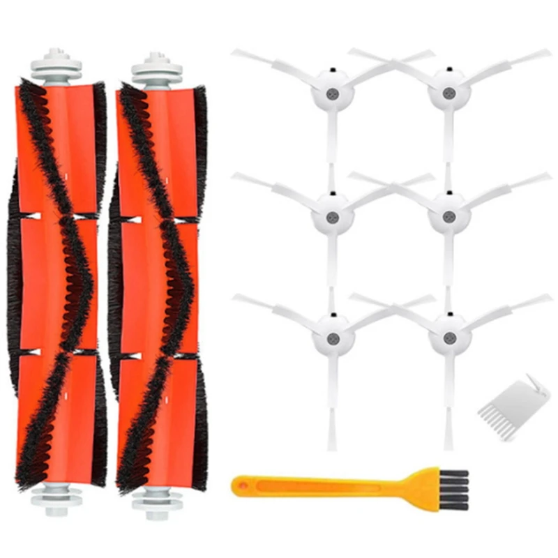 

Запчасти для пылесоса XiaoMi Roborock S5 S6 Max S50 S51 S55, моющиеся фильтры НЕРА, основная и боковая щетки