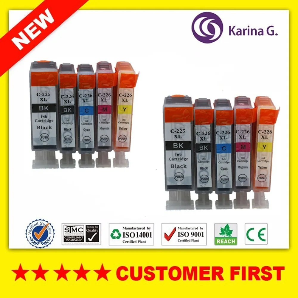Совместимый картридж с чернилами для Φ PGI225 Canon Pixma iP4920 MG5220 MG5320 MG6220 MG8220 MX882 принтер |