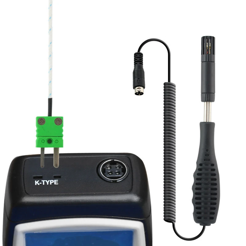 Original Smart Sensor 2 in 1 K-Type Thermocouple Humidity Gauge Meter AS847 Digital Hygrometer High Precision | Инструменты