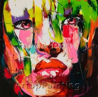 palette knife painting portrait palette knife face oil painting impasto figure on canvas hand painted francoise nielly 11