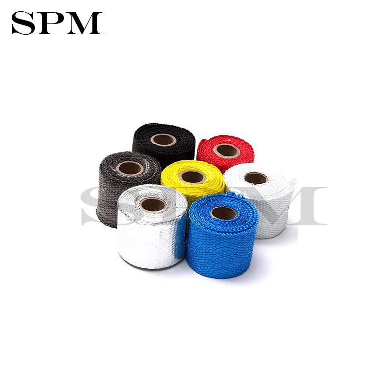 

1.5m Car Motorcycle Exhaust Wrap Pipe Header Heat Insulation Roll Tape Turbo Thermal Universal