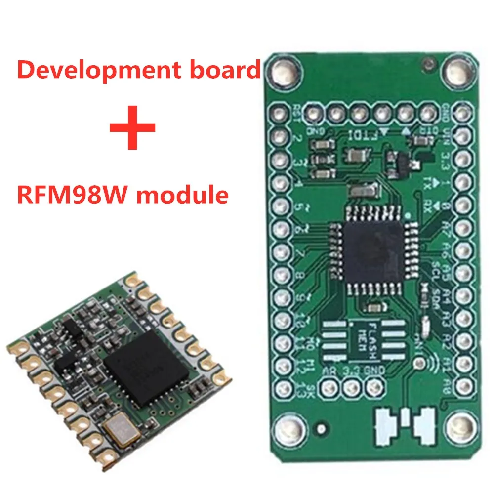 Подходит для Arduino 3,3 В RFM95 RFM69CW RFM12 RFM69HCW RFM92 RFM98 RFM96 беспроводной модуль LoRa макетная плата - Цвет: rfm98   433mhz