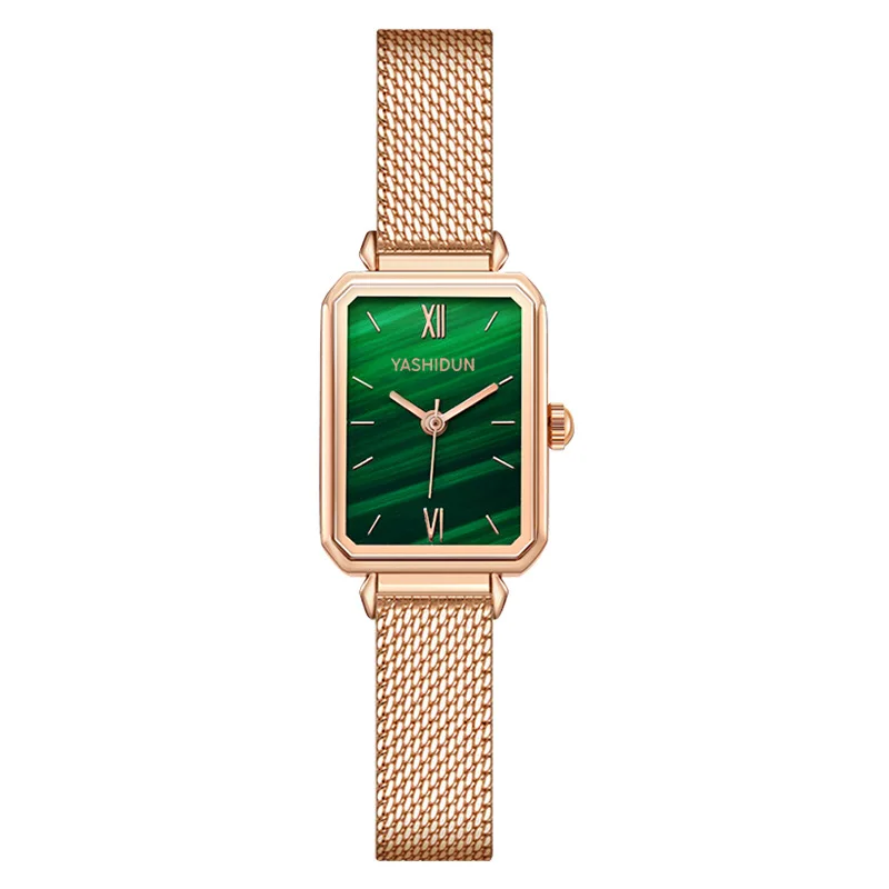 

Women's Watch Retro Fashion Gift Small Green Watch Casual Business Student Simple Luminous Waterproof Female Watch Reloj Mujer