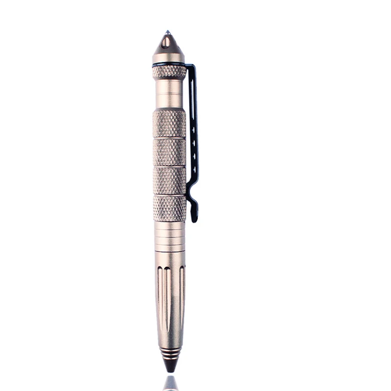 

Portable Multipurpose Anti-skid personalized Aviation Aluminum Personal Self Defense Tactical Pen Tool Tungsten Steel Head