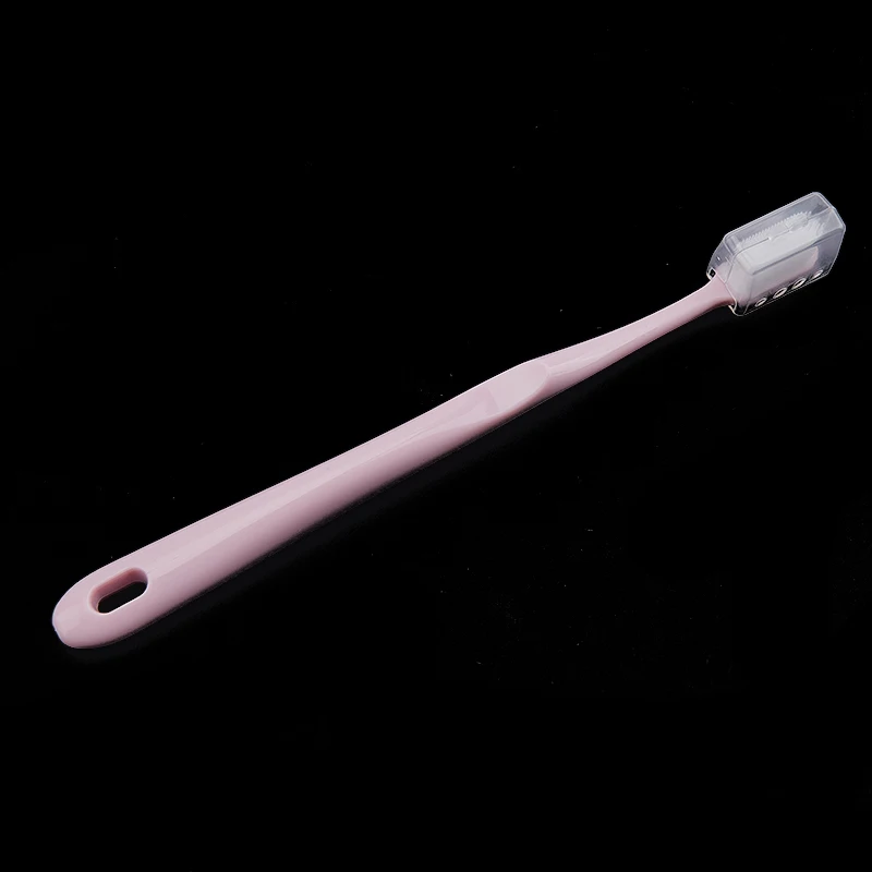 

3pc/pack Portable Travel Dental Oral Care Brush Nano Bristle Adult Tooth Brush Teeth Deep Cleaning Brush Hygiene