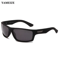 yameize 2021 fashion men sunglasses polarized vintage square sun glasses male female retro classic sport glasses mirror eyeglass