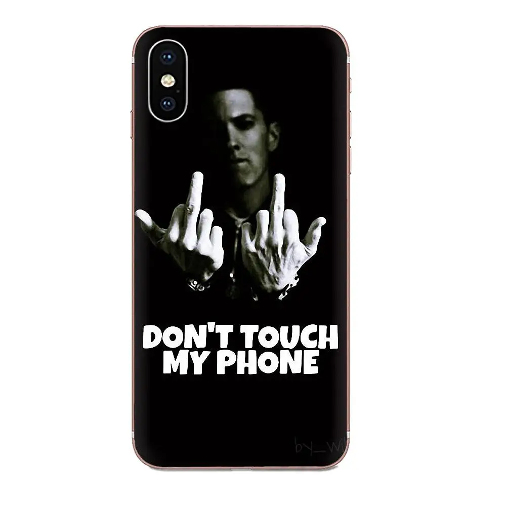 Мягкий чехол для телефона Apple iPhone 11 Pro X XS Max XR 4 4s 5 5C 5S SE 6 6S 7 8 Plus хип-хоп Rapper Eminem