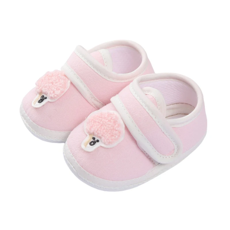 

Spring Newborn Baby Girls Crib Shoes Infant Sneakers Soft Sole Toddler Casual Shoes Cozy Cartoon First Walker Prewalker 0-18M