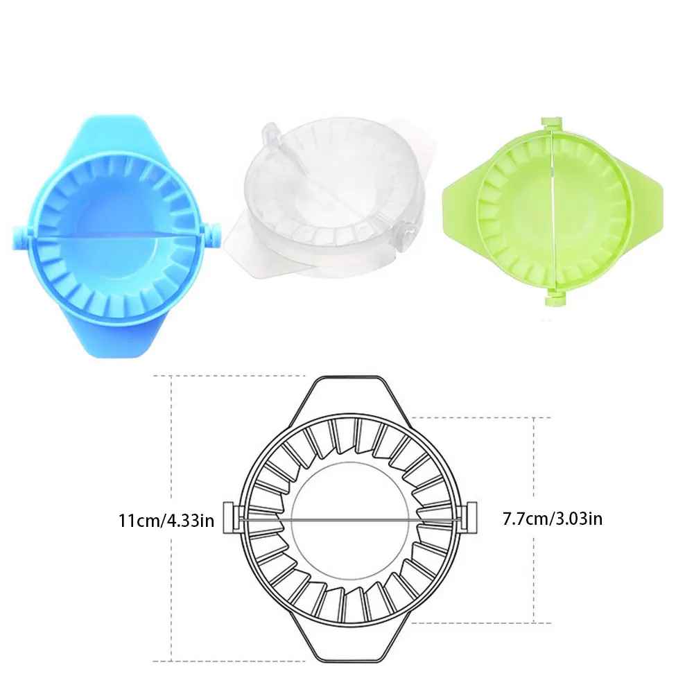

3 Piece Dumpling Machine Practical Kitchen Cooking Tools Pastry Tools Plastic Creative Manual Pack Dumpling Maker
