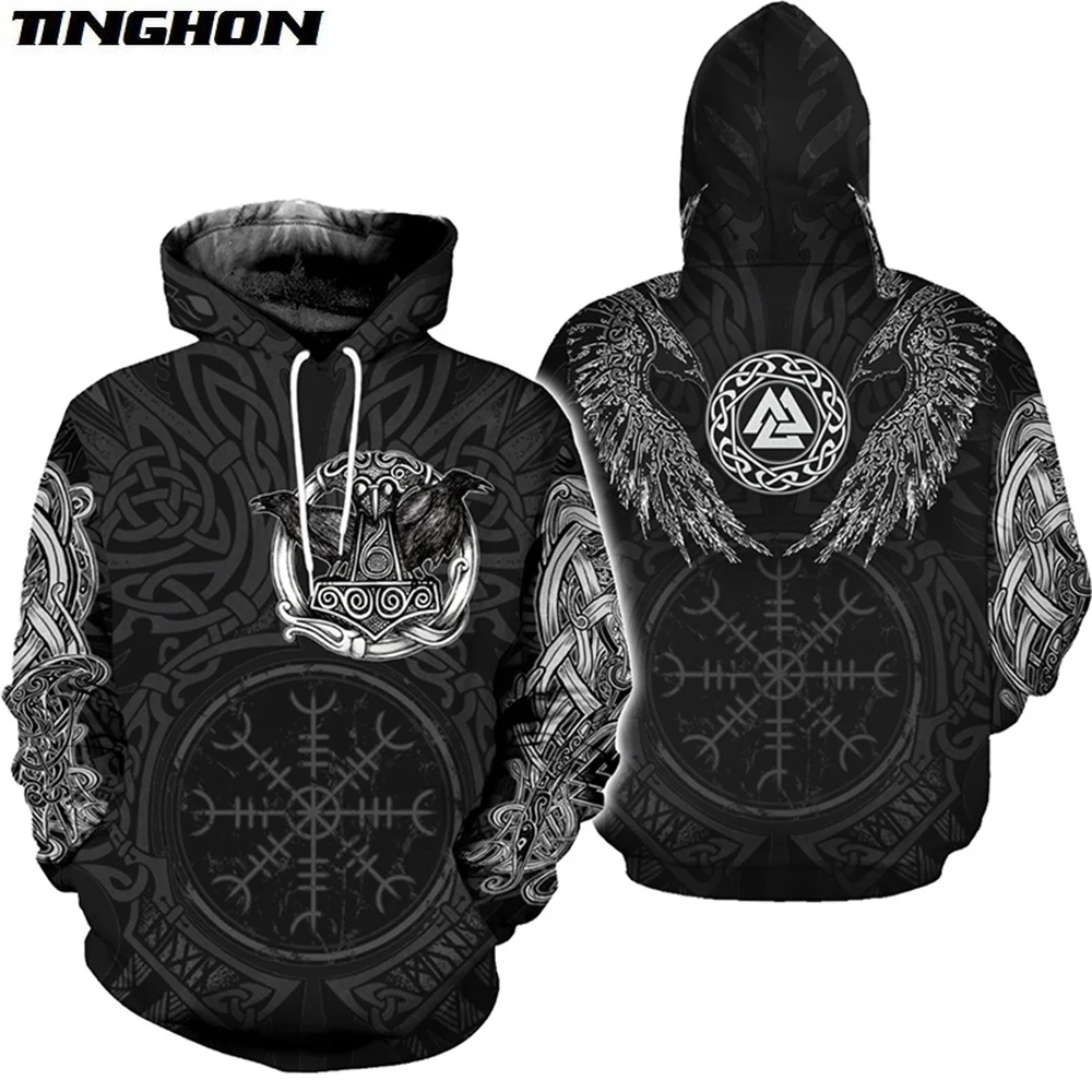 

XS-7XL Viking Warrior Tattoo New Fashion Tracksuit casual 3DfullPrint Hoodie/Sweatshirt/Jacket/Mens Womens style-25