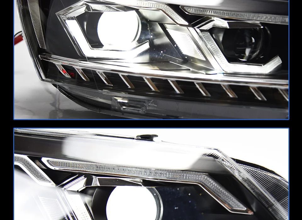 Фара для автомобиля VW Passat B7 2011- фары Противотуманные фары Дневные ходовые огни DRL H7 светодиодный Биксеноновая лампа автомобильные аксессуары