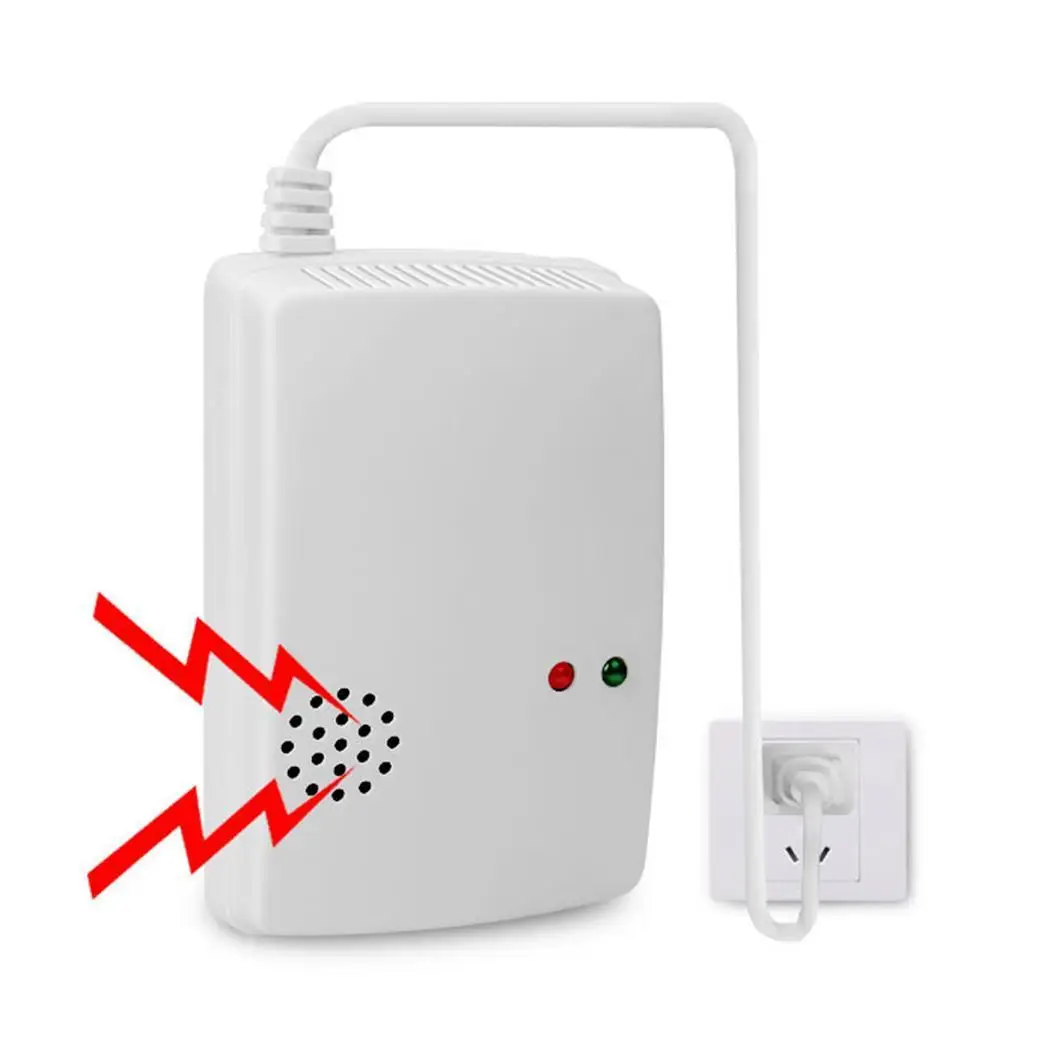 Combustible Gas Alarm LPG LNG Coal Natural Leak Standalone Detector Sensor High Sensitive For Home Security Safety | Безопасность и