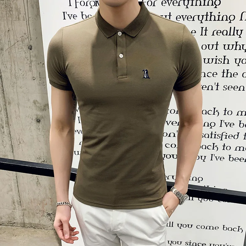 2019 новые стильные модные мужские летние рубашки поло высокого качества из