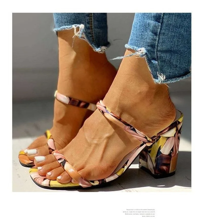 

Summer Women Slippers Women's Colorful Rome Slides Ladies High Heels Woman Plus Size 35-43 Female Outdside Shoes New