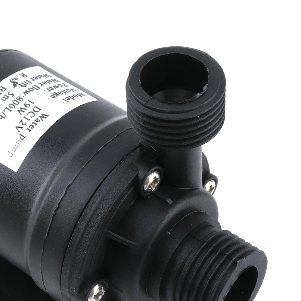 BORUiT Ультра тихий мини погружной водяной насос 5 м 800л/ч DC12V домашний сад ilter Рыбный