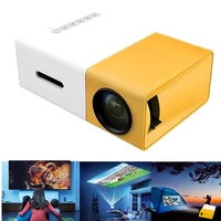 projector mini projector portable theater home office hd 1080p led projector home media player best video beamer yellow