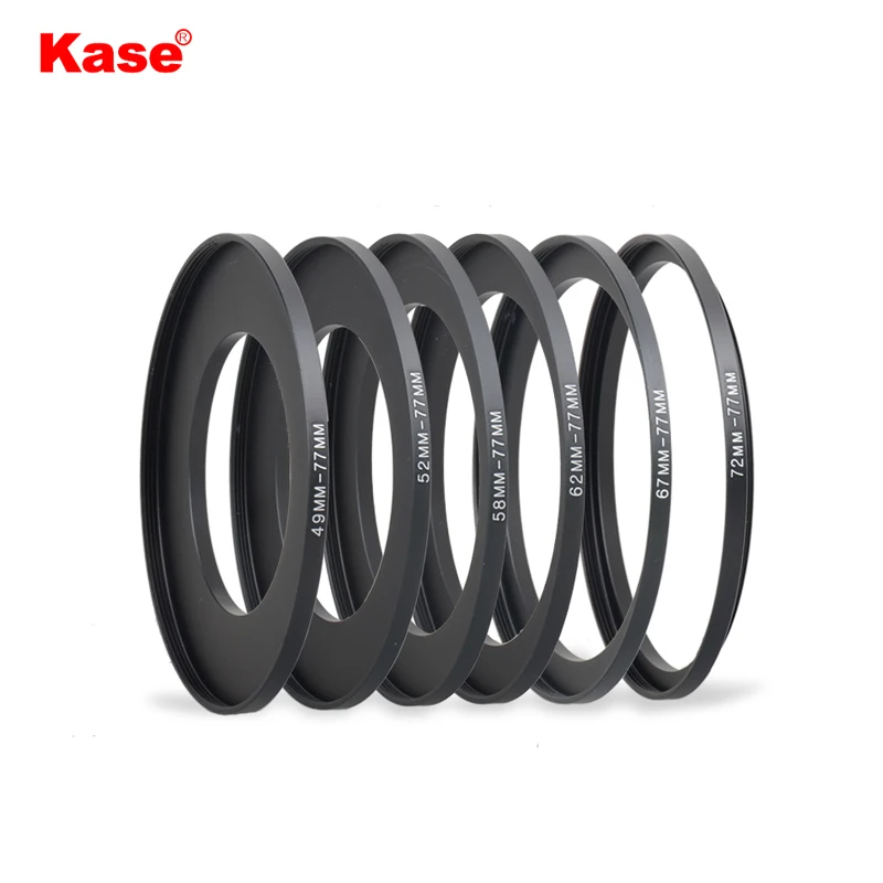 

Переходное кольцо Kase 77 мм (49-77 мм/52-77 мм/55-77 мм/58-77 мм/62-77 мм/67-72 мм/67 мм)-77 мм/67-77 мм/72-77 мм)