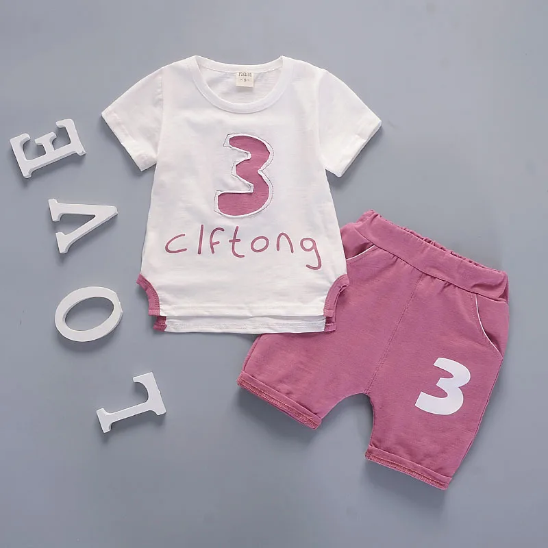 Рождественская Одежда для маленьких мальчиков футболки с короткими рукавами в